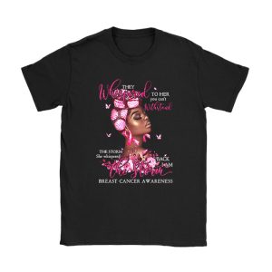 I'm The Storm Black Women Breast Cancer Survivor Pink Ribbon T-Shirt