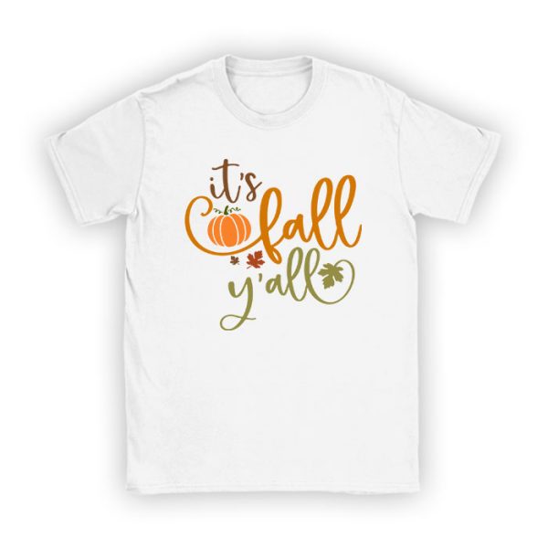 It's Fall Y'all Pumpkin Spice Retro Autumn Thanksgiving T-Shirt