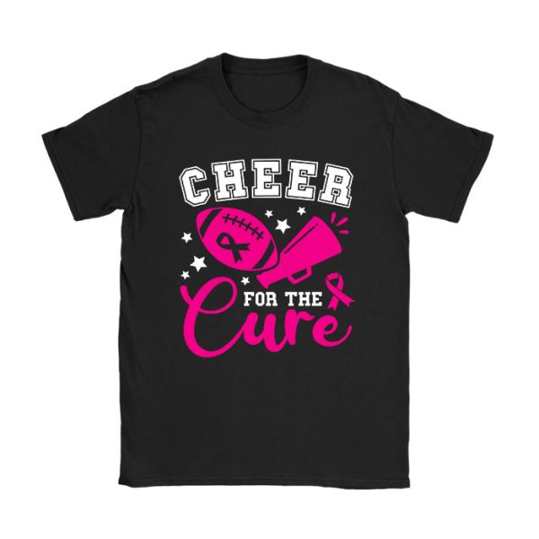 Support Pink Out Cheer For A Cures Breast Cancer Month Funny T-Shirt