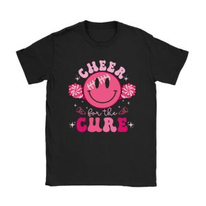 Support Pink Out Cheer For A Cures Breast Cancer Month Funny T-Shirt