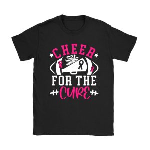 Support Pink Out Cheer For A Cures Breast Cancer Month Funny T-Shirt